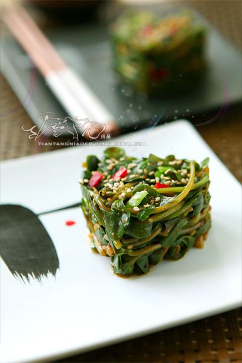 香拌马齿苋的的做法