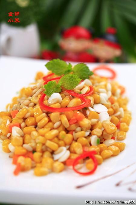 果仁玉米的做法