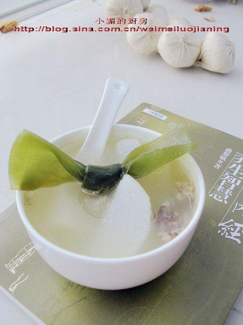 筒骨萝卜海带汤的做法