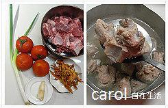 蕃茄金针排骨汤的做法