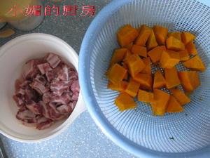 豉香南瓜焖排骨的做法