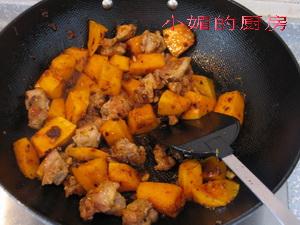 豉香南瓜焖排骨的做法