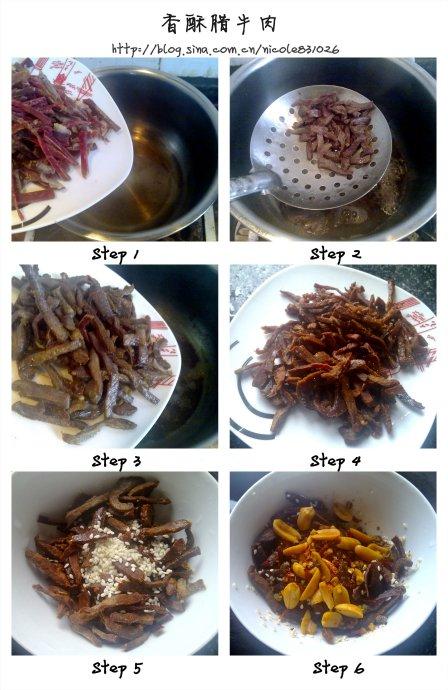 香酥腊牛肉的做法