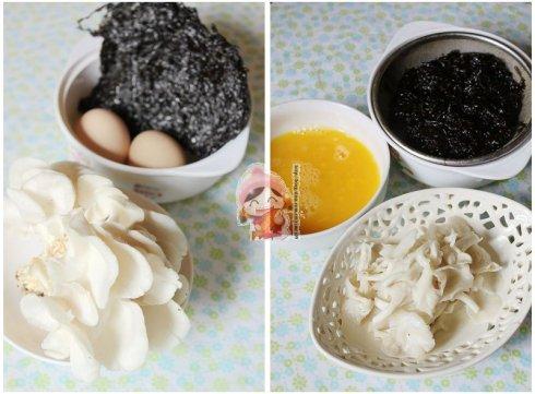 紫菜鲜菇蛋花汤的做法