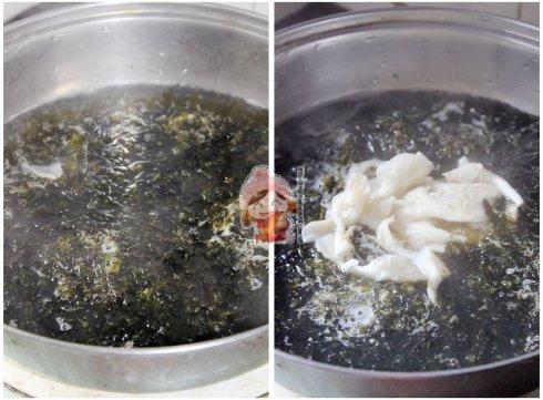 紫菜鲜菇蛋花汤的做法
