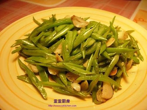 清炒扁豆的做法