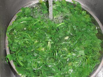 翡翠蘑菇肉丝的做法