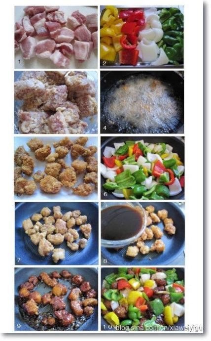 酸甜开胃黑醋咕老肉的做法