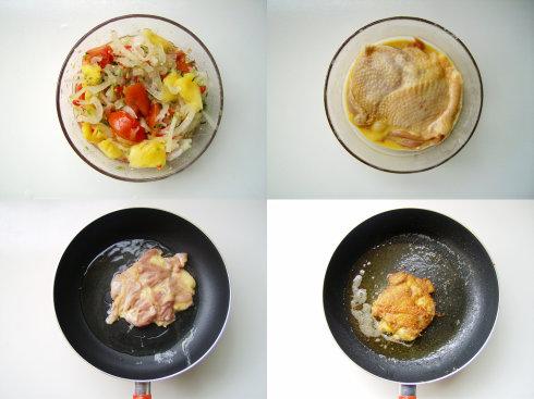 泰式凉拌脆皮鸡的做法