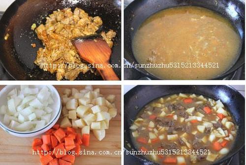 咖喱牛肉的做法