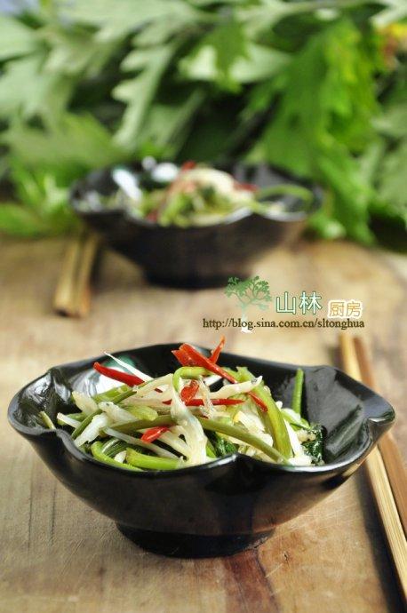 红薯藤炒银鱼的做法