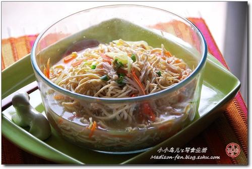 鸡丝煮干丝的做法