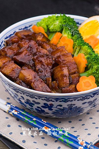 浓香浇汁卤肉饭做法的做法