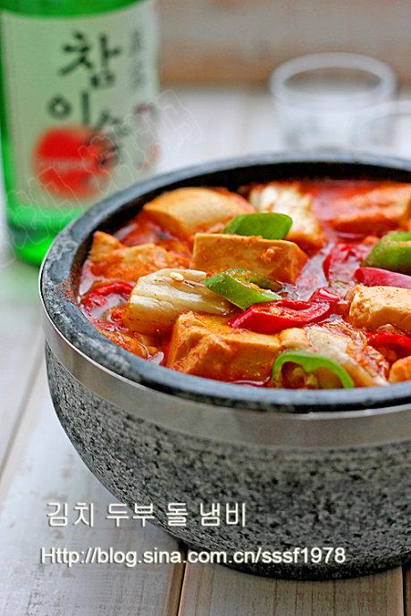 韩式辣白菜豆腐汤的做法