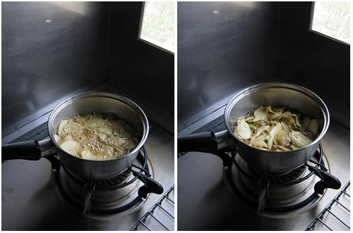 香炸茨菰片的做法