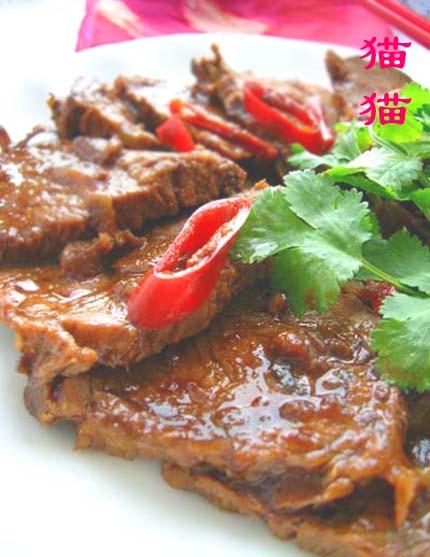 葱香卤牛肉的做法