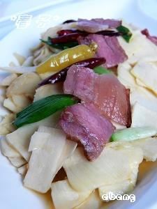冬笋炒腊肉的做法