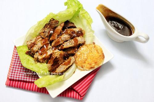 黑椒猪柳扒的做法