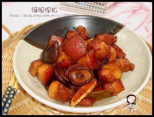 香菇红烧肉的做法