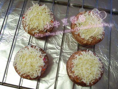 焗烤大蘑菇的做法