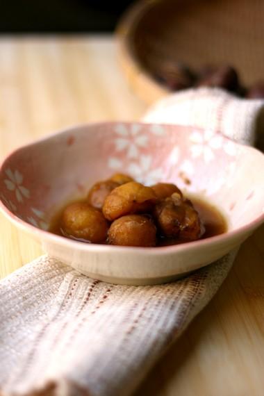 酸甜开胃话梅栗子的做法