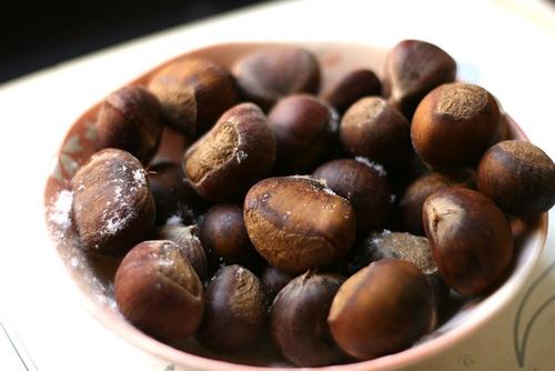 酸甜开胃话梅栗子的做法