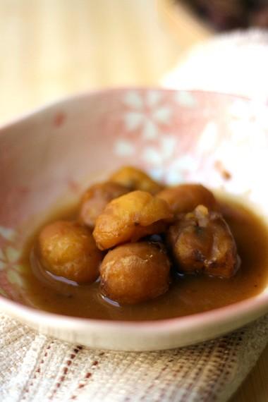 酸甜开胃话梅栗子的做法