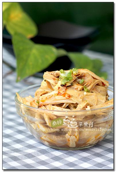 凉拌腐竹的做法