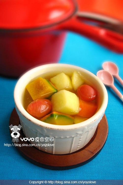 南瓜番茄排毒汤的做法