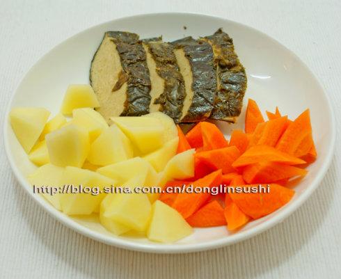 咖喱土豆烩素鱼的做法