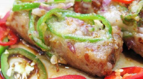 七彩排骨的做法