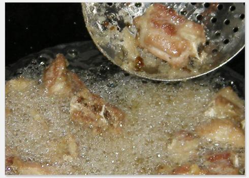 糖醋炸香骨的做法