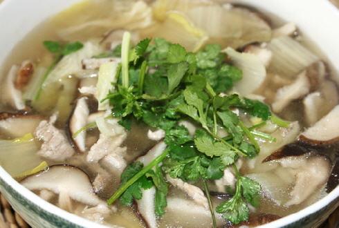 香菇肉片汤的做法