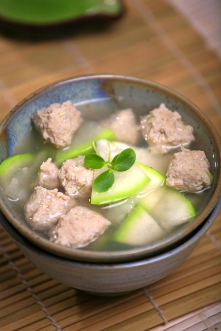 葫芦丸子汤的做法