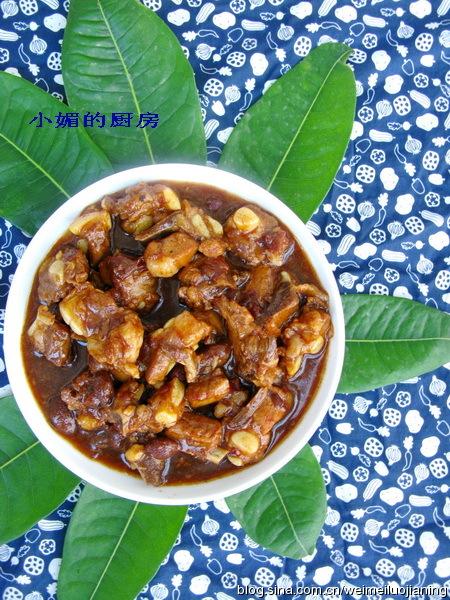 酸梅子焖排骨做法的做法