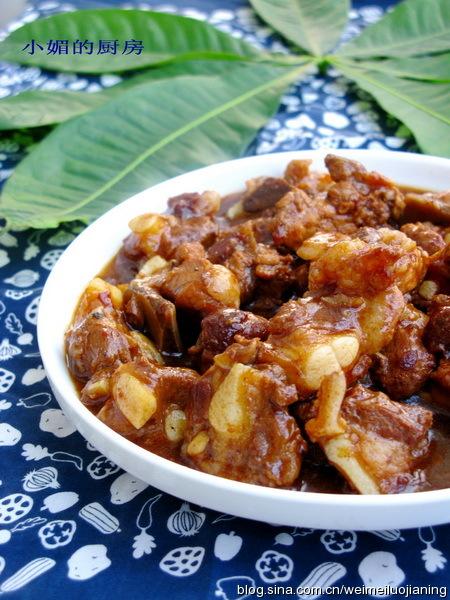 酸梅子焖排骨做法的做法