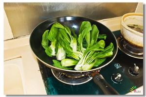 香菇上海青的做法