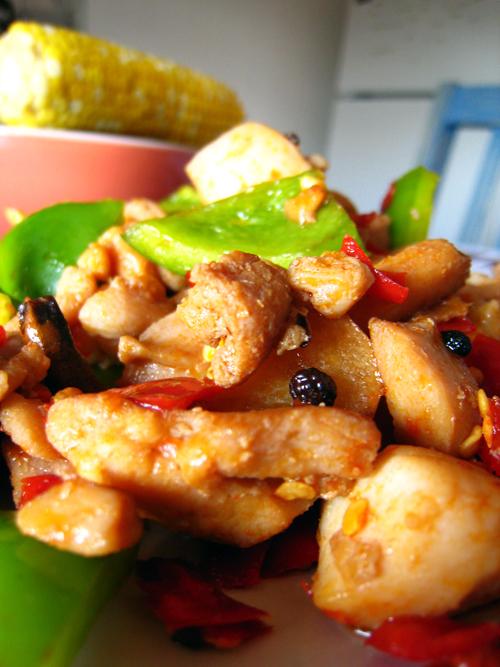 青椒鸡丁的做法