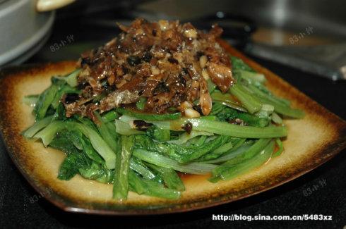 鲮鱼油麦菜的做法