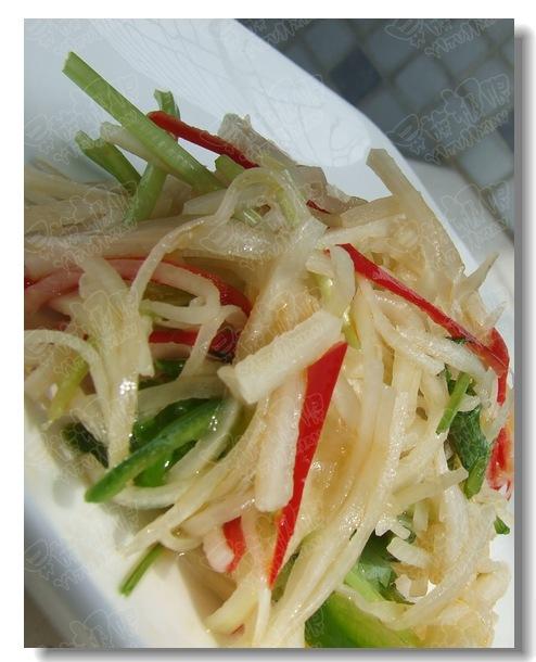 辣拌萝卜皮的做法