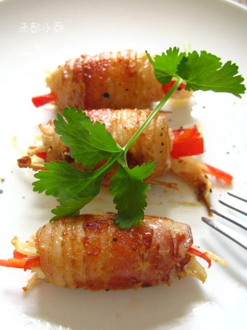 培根蔬菜卷的做法