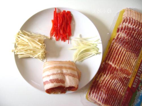 培根蔬菜卷的做法