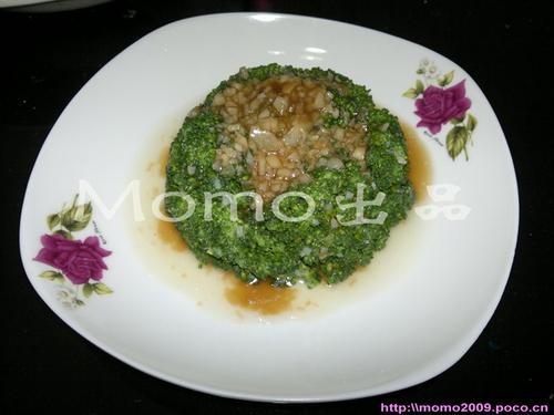 鲍汁蒜茸西兰花的做法