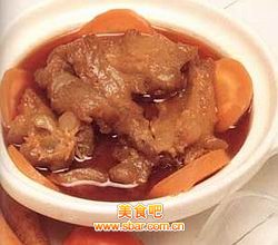 滋补酸辣牛筋煲的做法