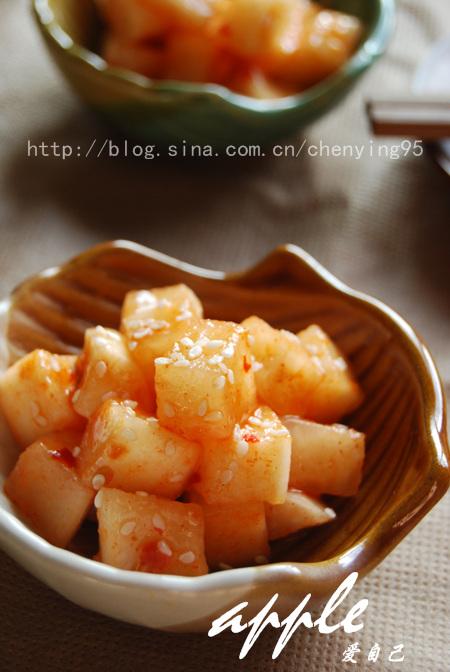 凉拌芝香酸辣萝卜的做法