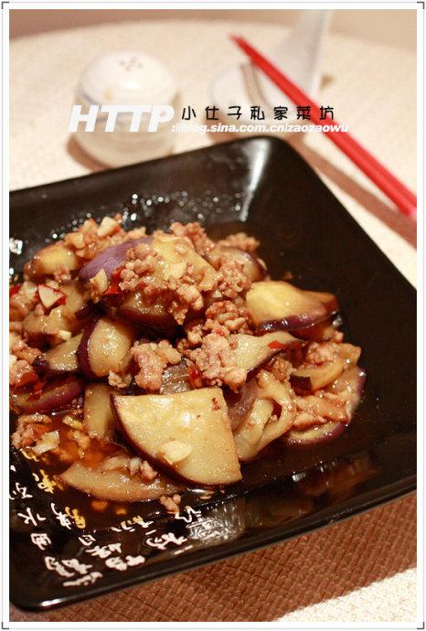 肉末烧茄子的做法