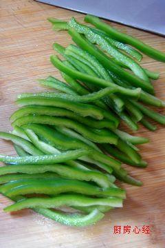 青椒肉丝的做法