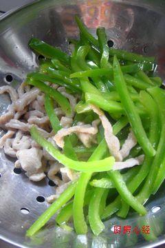 青椒肉丝的做法