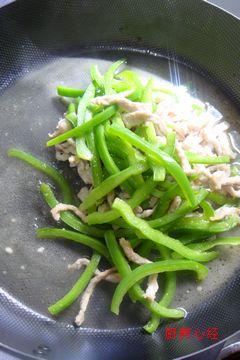 青椒肉丝的做法
