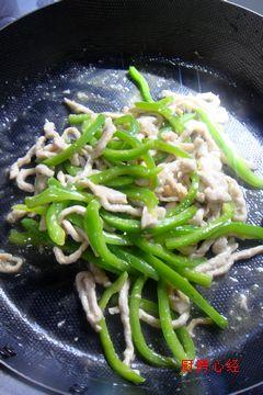 青椒肉丝的做法